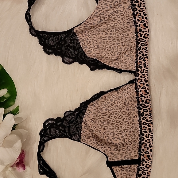 NWT Victoria's secret PINK Cheetah 🐆 Print Bralette - Picture 4 of 8